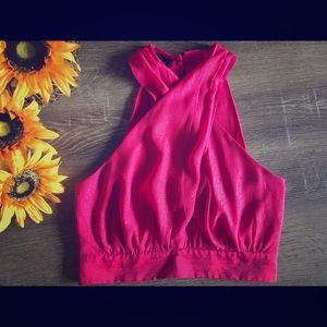 Bebe criss-cross top